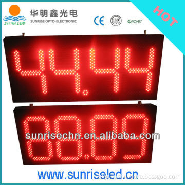 Waterproof large 7 segment display with CE